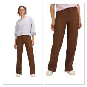 Lululemon City Sleek 5 Pocket Wide-Leg High-Rise Pant Light Utilitech